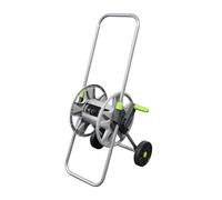 Jardibric - Chariot Dévidoir d’Arrosage sur Roues - Capacité 45 m Ø 15 mm - Enroulage à Manivelle