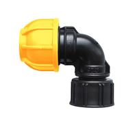 Jardibric - Coude Compression Ø25 26x34 (1") Femelle Écrou Tournant - Raccord Irrigation pour Arrosage Automatique Enterré PN10