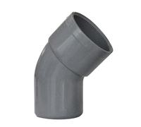Jardibric - Coude PVC 45° Ø32 Mâle Femelle - Raccord Évacuation Eau - Coude Assainissement Canalisation
