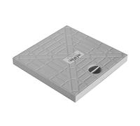 Jardibric - Couvercle Regard 20x20 cm - 18,2x18,2 cm - Gris - Extérieur | Protégez l’accès à votre réseau d’eaux pluviales avec un couvercle adapté au regard 20 x 20 cm.