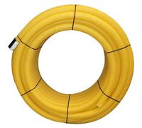 Jardibric - Drain Perforé 50 mm 25 m - Drain Agricole Annulaire - Tuyau Drainage Eau Pluie