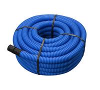 Jardibric - Gaine Annelée en PE Bleu Ø40 mm x 25 m - Fourreau de Protection pour Conduites d’Eau