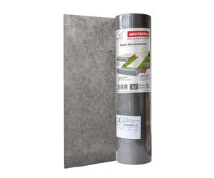 Jardibric - Géotextile 100 g/m² - 0,70x60 m - Anti-Mauvaises Herbes | Aménagez vos allées et bordures avec 42 m² de géotextile en polypropylène, pratique pour les espaces étroits.