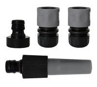 Jardibric - Lance Arrosage 19 mm avec Raccords - Lance Eau Jardin Jet Réglable pour Arrosage et Nettoyage