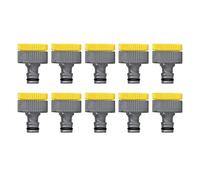 Jardibric - Lots de 10 Raccord D'arrosage (Nez de Robinet 1" - 3/4)