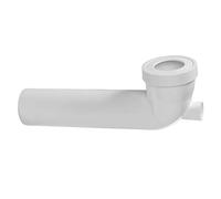Jardibric - Pipe WC Coudée 400 mm avec Piquage Ø40 - Ø100 - Emboîture 85/105 - Raccord Évacuation Toilettes