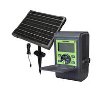 Jardibric - Pompe Arrosage Programmable 180 L/h - Batterie & Solaire (KIt pompe et panneau solaire)