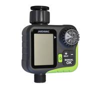 Jardibric - Programmateur Arrosage Digital avec Débitmètre - Minuteur Arrosage Automatique 1320 L/h Suivi Consommation Eau