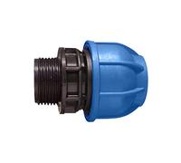 Jardibric - Raccord Compression Ø32 mm M26x34 PN10 - Raccord Fileté Tuyau PE - Raccord Irrigation Polyéthylène