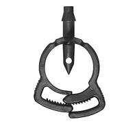Jardibric - Raccords Conduite Secondaire Arrosage Localisé Goutte à Goutte - 10 Jonctions Cannelées Ø 6 mm Auto-Perçantes avec Collier de Serrage Ø 16 mm