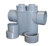 Jardibric - Siphon Disconnecteur Monobloc Ø100 mm - Femelle/Femelle | Sépare les eaux usées et limite les remontées d’odeurs dans le réseau.