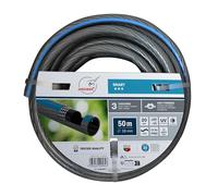 Jardibric - Tuyau Arrosage 50m Ø19 mm (3/4") - Tuyau Jardin Renforcé 3 Couches Tricoté - Pression 20 Bars