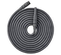 Tuyau d'arrosage extensible - 10 à 30 m - Rétractable - Gris - Léger - Installation rapide - Résistant aux intempéries