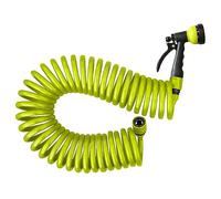 Jardibric - Tuyau d'Arrosage Serpentin en PU 10m - Souple, Résistant & Facile à Utiliser pour Arrosage Précis de Jardin et Balcon