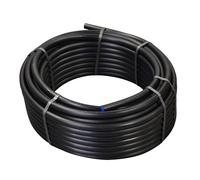 Jardibric - Tuyau Polyéthylène Eau Potable Ø 20 mm - Couronne 50 m - Pression 16 Bars - Filet Bleu