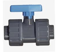 Jardibric - Vanne PVC Pression FF Ø50 mm - Vanne Eau Piscine Arrosage - Vanne Arrêt Canalisation