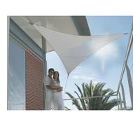 JARDIDECO Voile d'ombrage triangulaire 5x5x5 m - Taupe