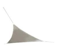 Voile Ombrage Triangulaire 3,60m Leds Solaires Intégrées Marron