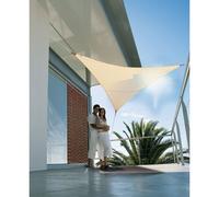 Jardiline Voile d'ombrage triangulaire Serenity VS555 - 5x5x5 m polyester anti-UV - Sable