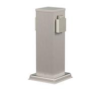 Jardin Colonne de prises POLLY pour l'extérieur IP44 double inox inox carré