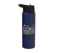 Jardin de fleurs sauvages Amoureux de la nature florale Stainless Steel Insulated Water Bottle