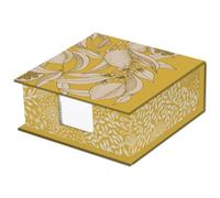 Jardin des Sens, Bloc cube 11x11x4cm contenant 300 feuillets unis 9,8x9,8 cm