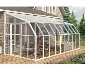 Jardin d'hiver Sun Room Palram - Canopia 2,58 x 5,7 m blanc