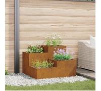 Jardin Pot de 100x100x60 cm en Acier Weathering