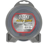 Green Star Fil nylon pour débroussailleuse Aluline Ozaki 3859 15 m × ø 2,50 mm Noir