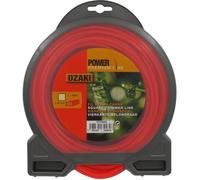 JARDIN PRATIQUE Fil nylon carré premium line OZAKI pour débroussailleuse - Ø 3,3 mm - L 18 m,