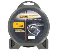 JARDIN PRATIQUE Fil nylon hélicoïdal OZAKI PREMIUM pour débroussailleuse - Ø 2,4 mm - L x 15 m