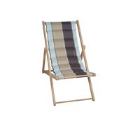JARDIN PRIVE Chilienne matelassée J'adore - Structure en bois - Gris