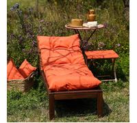 JARDIN PRIVE Coussin bain de soleil Floconné épice
