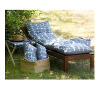 JARDIN PRIVE Coussin bain de soleil Floconné Futuriste Mastic