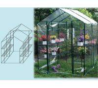 JARDIN SERRE TERRAZZO BALCONS STRUCTURE EN ACIER CM 143X143X195 H (31823)