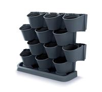 JARDIN VERTICAL SUR PIED - JARDIN EN CASCADE - ANTHRACITE - PP-IO2W600S