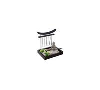 Jardin Zen Bouddha Sur Un Plateau Avec Grelots, Photophore Et Décoration