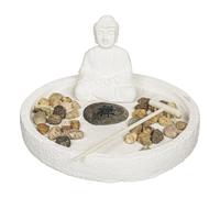 Jardin Zen Déco Wasila 18cm Blanc