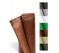 Jardin202 - Filet d'occultation premium 110 g/m² | ombrage et confidentialité pour jardin, clôtures et terrasses | Protection UV | 1 x 10 m (marron)
