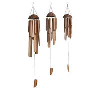 Jardinex Carillon à Vent Bambou - Marron 40 cm