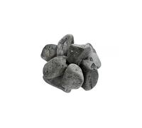 Jardinex Galet Noir Mat 30/60 mm - Filet 20 kg - Gris Anthracite