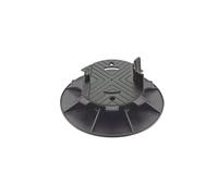 Jardinex Plot terrasse Bois réglable 3,5-5 cm - Noir