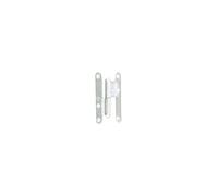 Jardinier massard - Paumelle ou charniere coudee acier chromate a bout rond - Dim mm.140 x 60 x 70 - Sens.G -