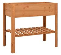 Jardiniera en bois massif de pin, dimensions : 88 x 43 x 80 cm