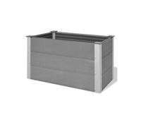 vidaXL WPC jardin surélevé 100 x 50 x 54 cm gris