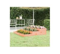 vidaXL Bac à plantes 107x107x27 cm bois massif douglas