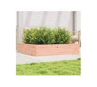 vidaXL Bac à plantes 110x110x23 cm bois massif douglas