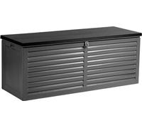 Jardinière 143 x 57 x 53,5 cm 390 litres noir-gris
