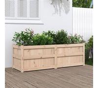 vidaXL Bac à plantes 150x50x50 cm en pin massif