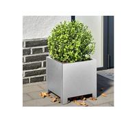 vidaXL Jardinie`re acier galvanisé 30x30x30 cm